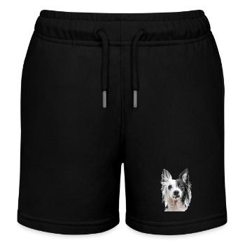 Chinesischer Schopfhund - Kinder Organic Joggingshorts Mini Bolter von Stanley/Stella - Schwarz - Vorne