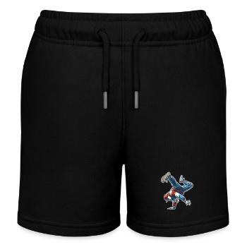 Breakdance - Kinder Organic Joggingshorts Mini Bolter von Stanley/Stella - Schwarz - Vorne