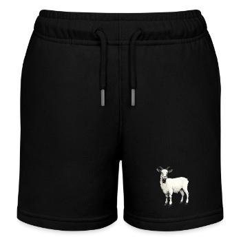 Ziegen Ziege - Kinder Organic Joggingshorts Mini Bolter von Stanley/Stella - Schwarz - Vorne