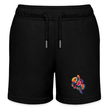 Clownfisch - Kinder Organic Joggingshorts Mini Bolter von Stanley/Stella - Schwarz - Vorne