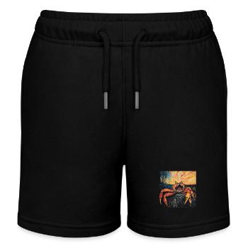 Krabbe - Kinder Organic Joggingshorts Mini Bolter von Stanley/Stella - Schwarz - Vorne