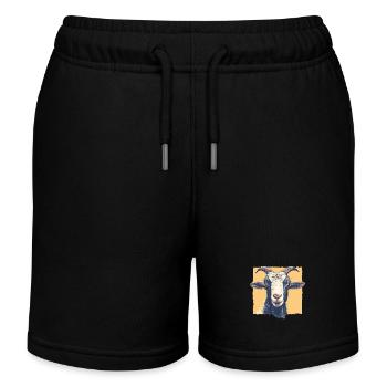 Ziegen Ziege - Kinder Organic Joggingshorts Mini Bolter von Stanley/Stella - Schwarz - Vorne