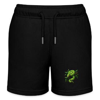 Arbre vert Python Serpents Amoureux Terrarium - Short de jogging enfant bio Stanley/Stella - noir - Devant