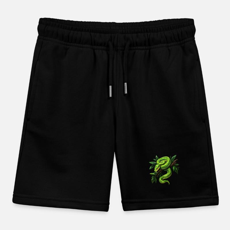 Arbre vert Python Serpents Amoureux Terrarium Short de jogging enfant bio Stanley/Stella