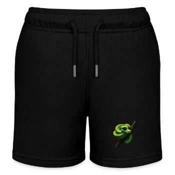 Arbre vert Python Serpents Amoureux Terrarium - Short de jogging enfant bio Stanley/Stella - noir - Devant
