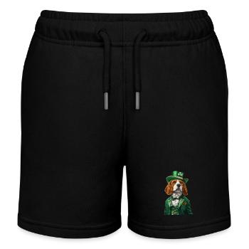 Beagle - Kinder Organic Joggingshorts Mini Bolter von Stanley/Stella - Schwarz - Vorne