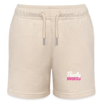 Endlich Geschieden Freiheit Scheidung - Kinder Organic Joggingshorts Mini Bolter von Stanley/Stella - Natur - Vorne