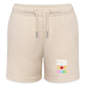 3. Klasse - Kinder Organic Joggingshorts Mini Bolter von Stanley/Stella - Natur - Vorne