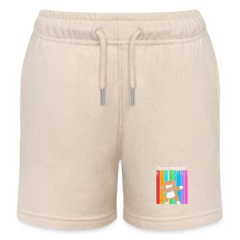 3. Klasse - Kinder Organic Joggingshorts Mini Bolter von Stanley/Stella - Natur - Vorne