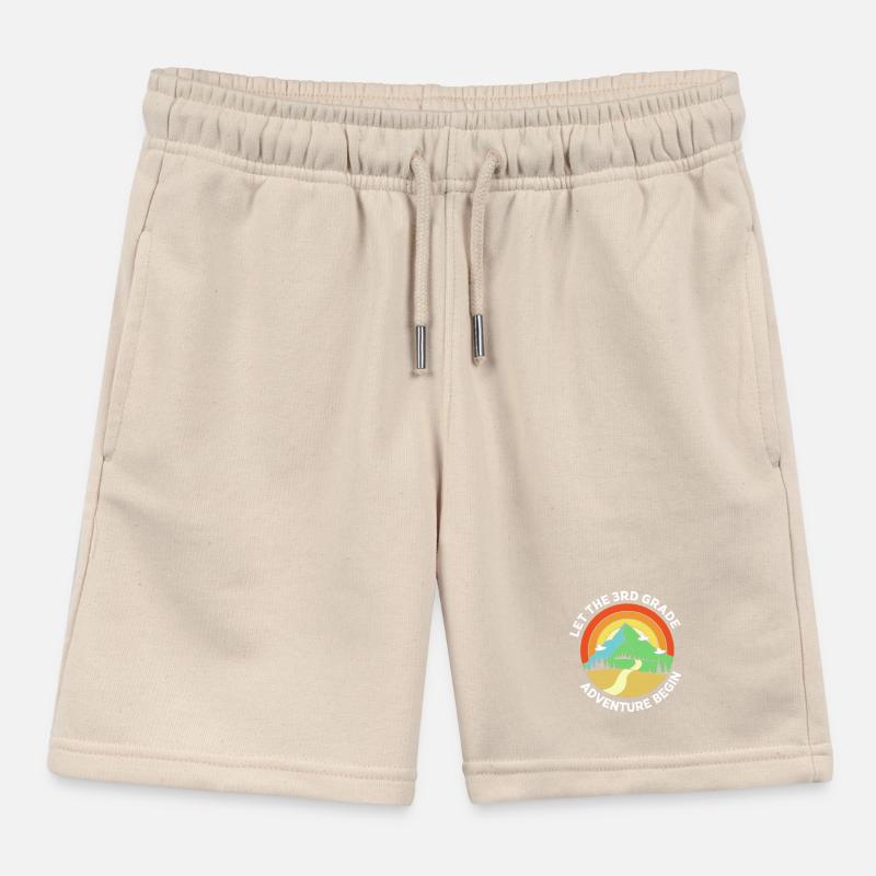 3rd Grade Kids Organic Sweat Shorts by Stanley/Stella
