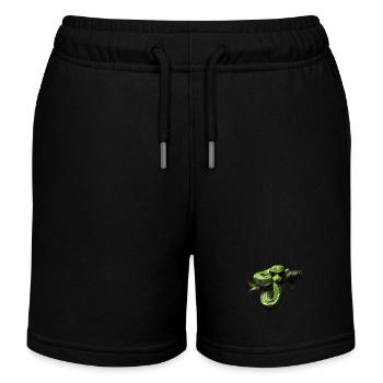 Arbre vert Python Serpents Amoureux Terrarium - Short de jogging enfant bio Stanley/Stella - noir - Devant
