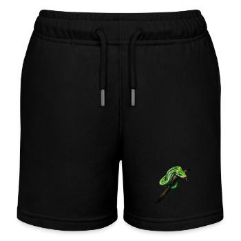 Arbre vert Python Serpents Amoureux Terrarium - Short de jogging enfant bio Stanley/Stella - noir - Devant