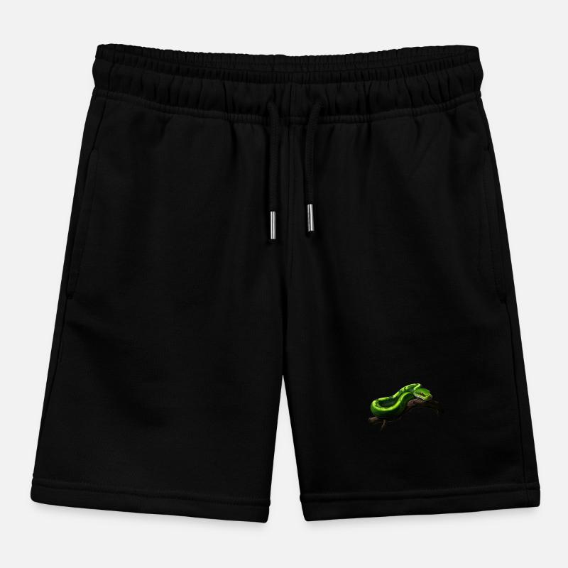 Arbre vert Python Serpents Amoureux Terrarium Short de jogging enfant bio Stanley/Stella