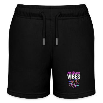 4. Klasse - Kinder Organic Joggingshorts Mini Bolter von Stanley/Stella - Schwarz - Vorne