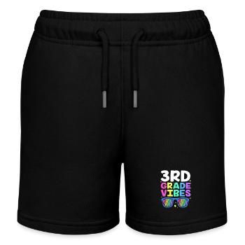 3. Klasse - Kinder Organic Joggingshorts Mini Bolter von Stanley/Stella - Schwarz - Vorne