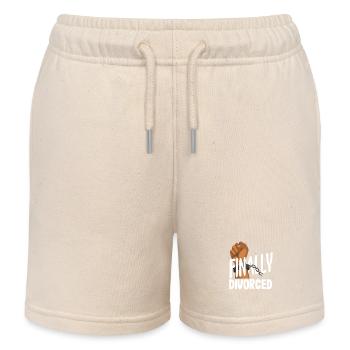 Endlich Geschieden Freiheit Feier Scheidung - Kinder Organic Joggingshorts Mini Bolter von Stanley/Stella - Natur - Vorne