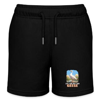 oies oies - Short de jogging enfant bio Stanley/Stella - noir - Devant