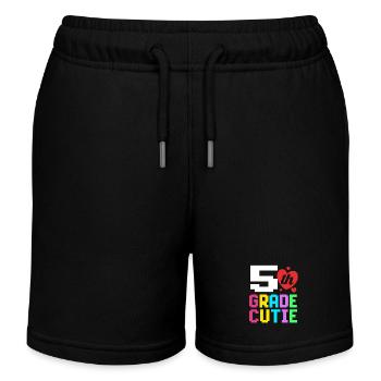 5. Klasse - Kinder Organic Joggingshorts Mini Bolter von Stanley/Stella - Schwarz - Vorne