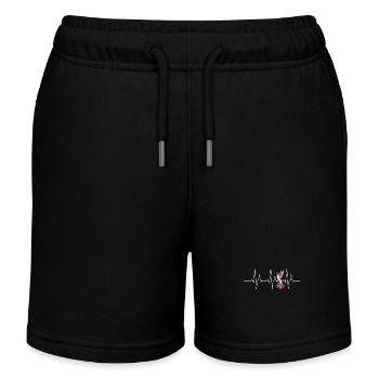 Kolibri - Kinder Organic Joggingshorts Mini Bolter von Stanley/Stella - Schwarz - Vorne