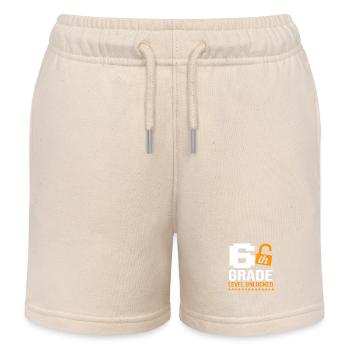6. Klasse - Kinder Organic Joggingshorts Mini Bolter von Stanley/Stella - Natur - Vorne