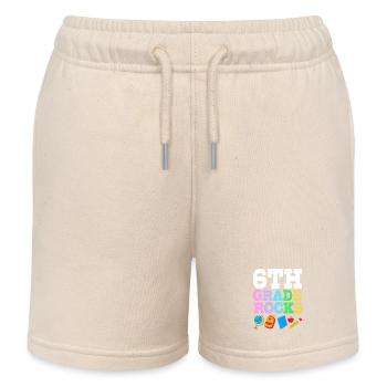 6. Klasse - Kinder Organic Joggingshorts Mini Bolter von Stanley/Stella - Natur - Vorne