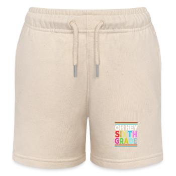 6. Klasse - Kinder Organic Joggingshorts Mini Bolter von Stanley/Stella - Natur - Vorne