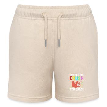 7. Klasse - Kinder Organic Joggingshorts Mini Bolter von Stanley/Stella - Natur - Vorne