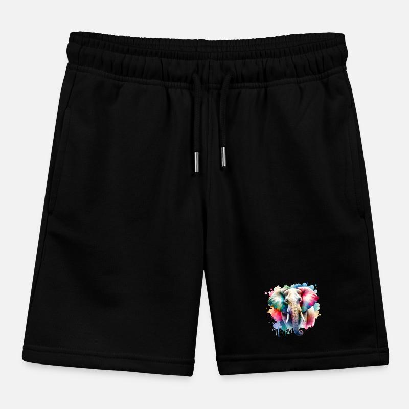 Elephant Kids Organic Sweat Shorts by Stanley/Stella