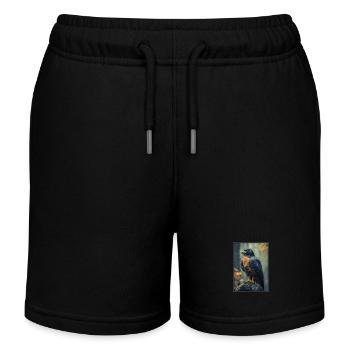 Faucon Faucon - Short de jogging enfant bio Stanley/Stella - noir - Devant