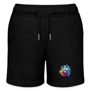 Plongeurs - Short de jogging enfant bio Stanley/Stella - noir - Devant