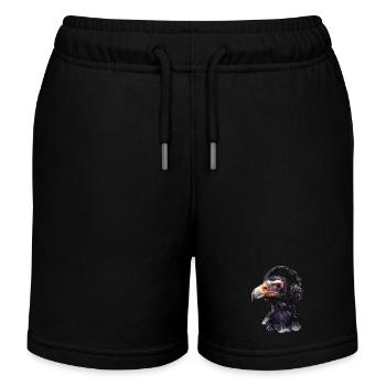 Geier - Kinder Organic Joggingshorts Mini Bolter von Stanley/Stella - Schwarz - Vorne