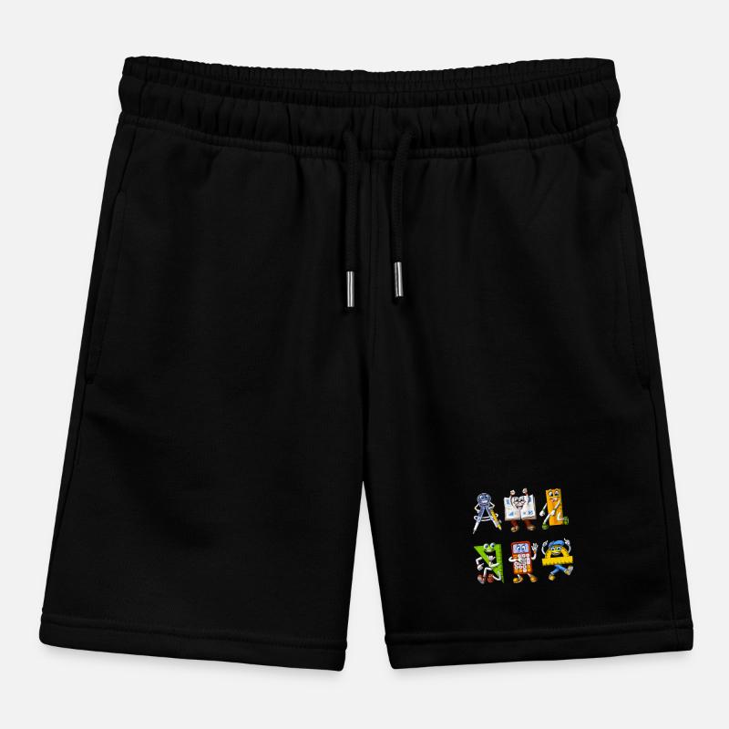 Math Tools Kids Organic Sweat Shorts by Stanley/Stella