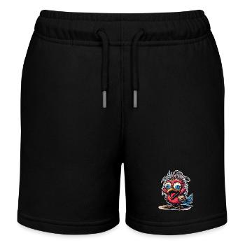 Oiseau - Short de jogging enfant bio Stanley/Stella - noir - Devant