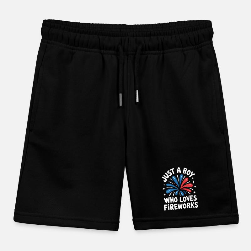 Pyrotechniker Feuerwerk Pyrotechnik Kinder Organic Joggingshorts Mini Bolter von Stanley/Stella