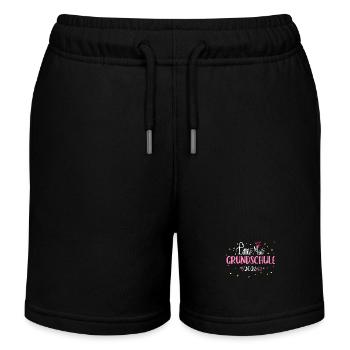 Schulkind 2025 Einschulung Erstklässler - Kinder Organic Joggingshorts Mini Bolter von Stanley/Stella - Schwarz - Vorne