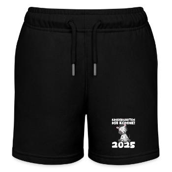 kiKindergarten 2025 Kids Gift Kita 2025 Décoration - Short de jogging enfant bio Stanley/Stella - noir - Devant