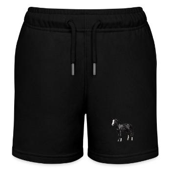 Chevaux Cheval - Short de jogging enfant bio Stanley/Stella - noir - Devant