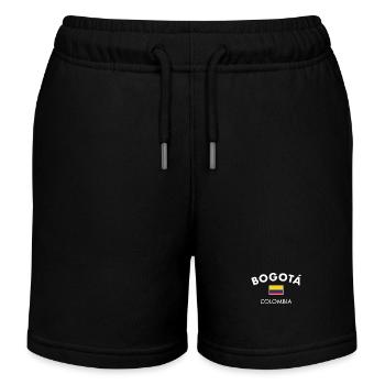 Bogotá Colombia Kolumbien Kolumbianische Flagge - Kinder Organic Joggingshorts Mini Bolter von Stanley/Stella - Schwarz - Vorne