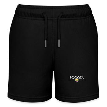 Bogotá Colombia Kolumbien Kolumbianische Flagge - Kinder Organic Joggingshorts Mini Bolter von Stanley/Stella - Schwarz - Vorne