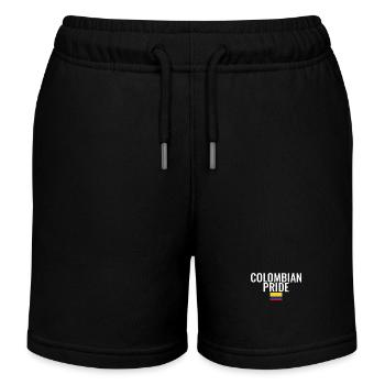 Colombian Pride Kolumbien Kolumbianische Flagge - Kinder Organic Joggingshorts Mini Bolter von Stanley/Stella - Schwarz - Vorne