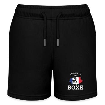 Boxen Ich kann nicht Boxen Boxen Frankreich - Kinder Organic Joggingshorts Mini Bolter von Stanley/Stella - Schwarz - Vorne