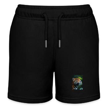 Jaguars Jaguar - Short de jogging enfant bio Stanley/Stella - noir - Devant