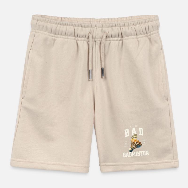 Badminton Kids Organic Sweat Shorts by Stanley/Stella