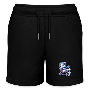 E-Scooter E-Scooter Kick Scooter Cat - Short de jogging enfant bio Stanley/Stella - noir - Devant