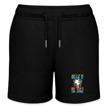 Shake It Like You Mean It L’ du hip-hop - Short de jogging enfant bio Stanley/Stella - noir - Devant
