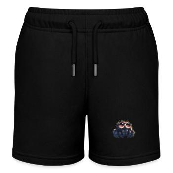 Jumping Spider Springspinnen Springspinne - Kinder Organic Joggingshorts Mini Bolter von Stanley/Stella - Schwarz - Vorne