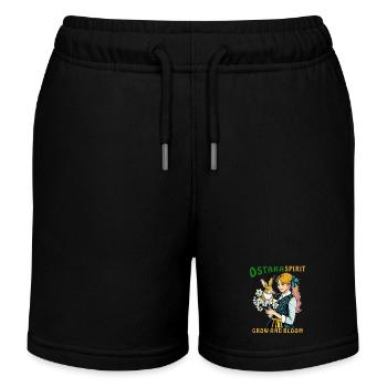 FRAU HASE BLUME OSTARA SPIRIT - Short de jogging enfant bio Stanley/Stella - noir - Devant