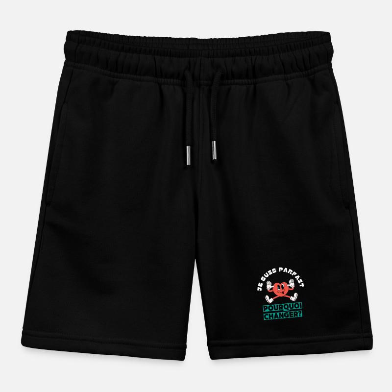Ich bin perfekt, warum sollte ich mich ändern? Kinder Organic Joggingshorts Mini Bolter von Stanley/Stella