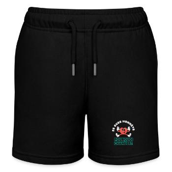 Je suis honnête pourquoi changer - Short de jogging enfant bio Stanley/Stella - noir - Devant