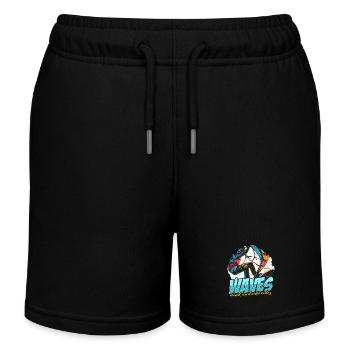 Kiteboarding Waves Wind And Wild Water Sports - Kinder Organic Joggingshorts Mini Bolter von Stanley/Stella - Schwarz - Vorne